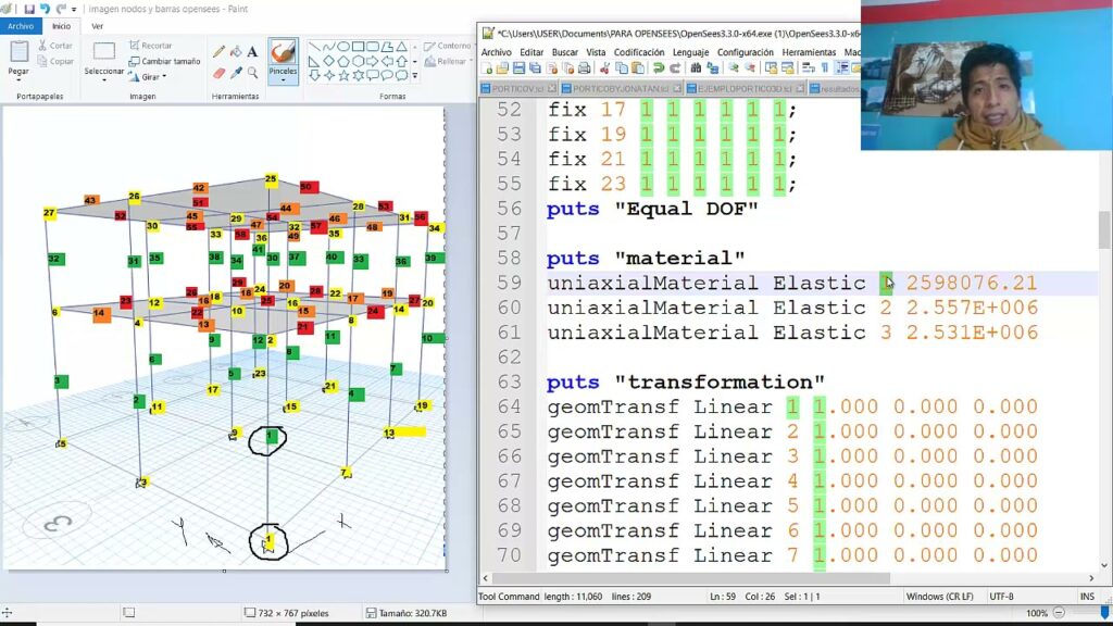 Simulación de Estructuras con OpenSees en Python - CodigosPython